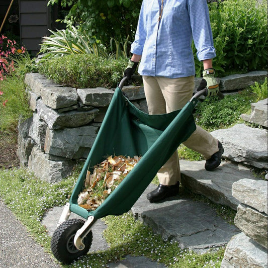 WheelEasy Foldable Garden Cart (Wheelbarrow) | Plow & Hearth