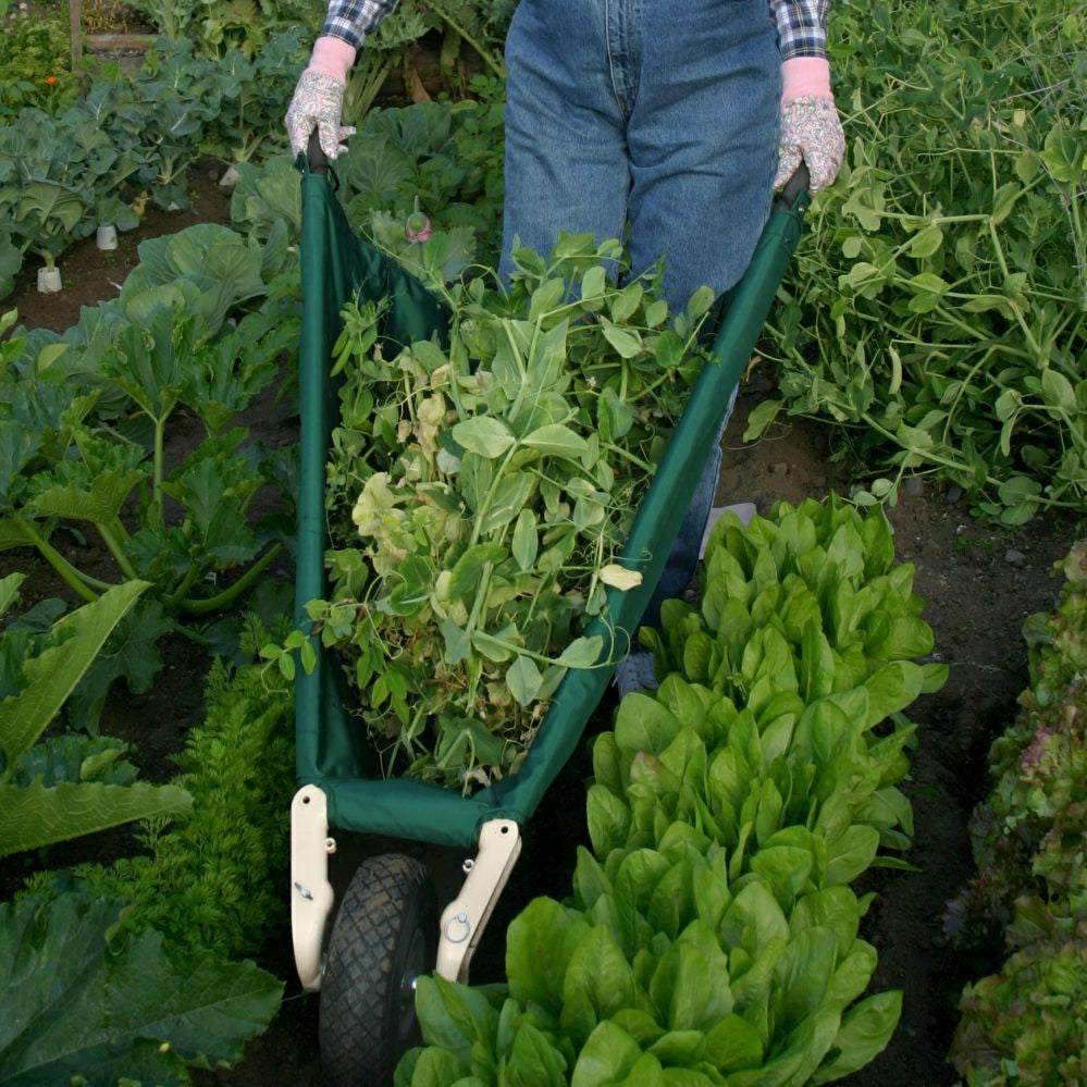 WheelEasy Foldable Garden Cart (Wheelbarrow) | Plow & Hearth