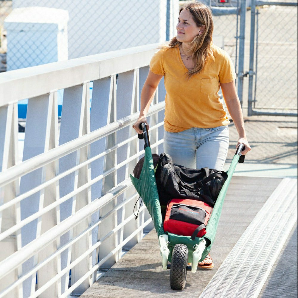 WheelEasy Foldable Garden Cart (Wheelbarrow) | Plow & Hearth