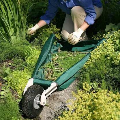 WheelEasy Foldable Garden Cart (Wheelbarrow) | Plow & Hearth