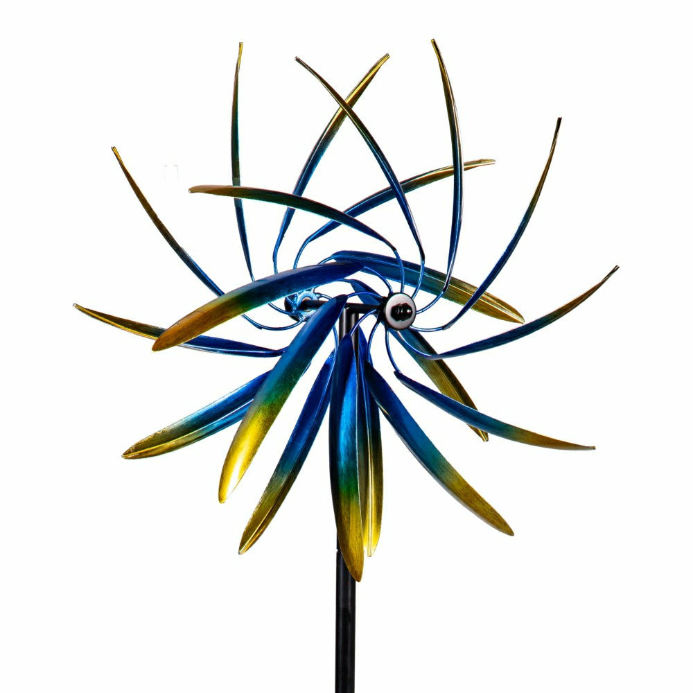 Metal Whirlwind Wonder Wind Spinner 75"H | Plow & Hearth