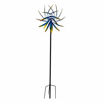 Metal Whirlwind Wonder Wind Spinner 75"H | Plow & Hearth