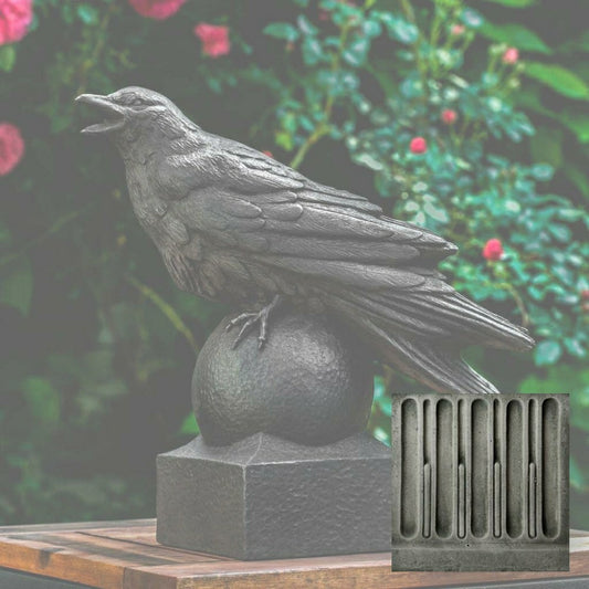 Crow Garden Statue | Plow & Hearth