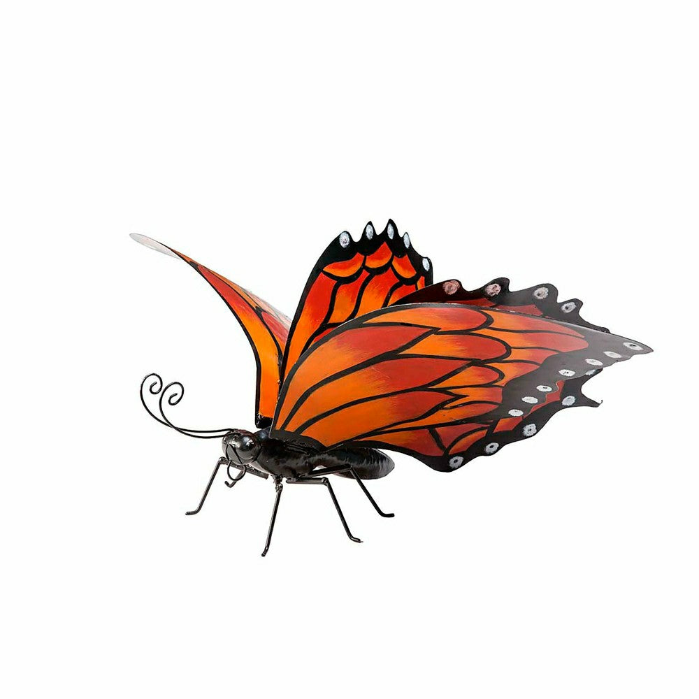 Metal Monarch Butterfly Outdoor Sculpture | Plow & Hearth
