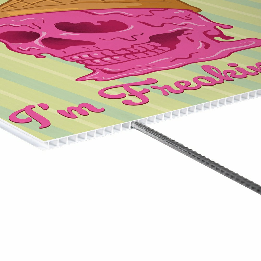 Summerween I'm Freakin' Melting Yard Sign, 24"x18" | Plow & Hearth