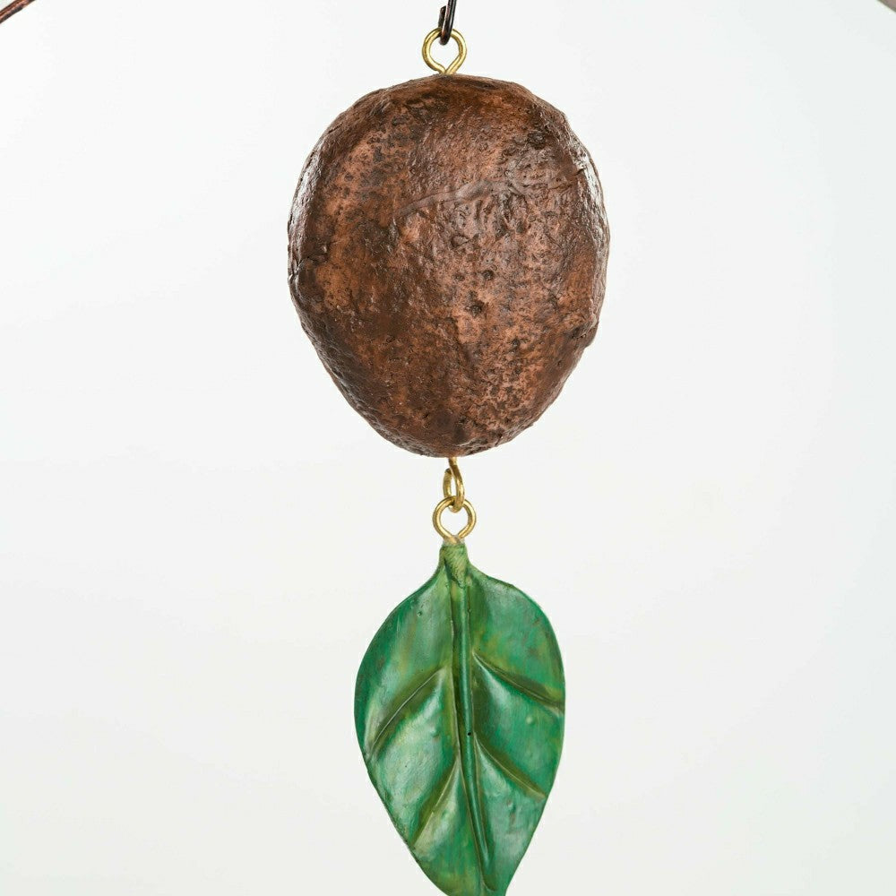Two Faux Stone Birds in Metal Hoop Decorative Garden Stake | Plow & Hearth