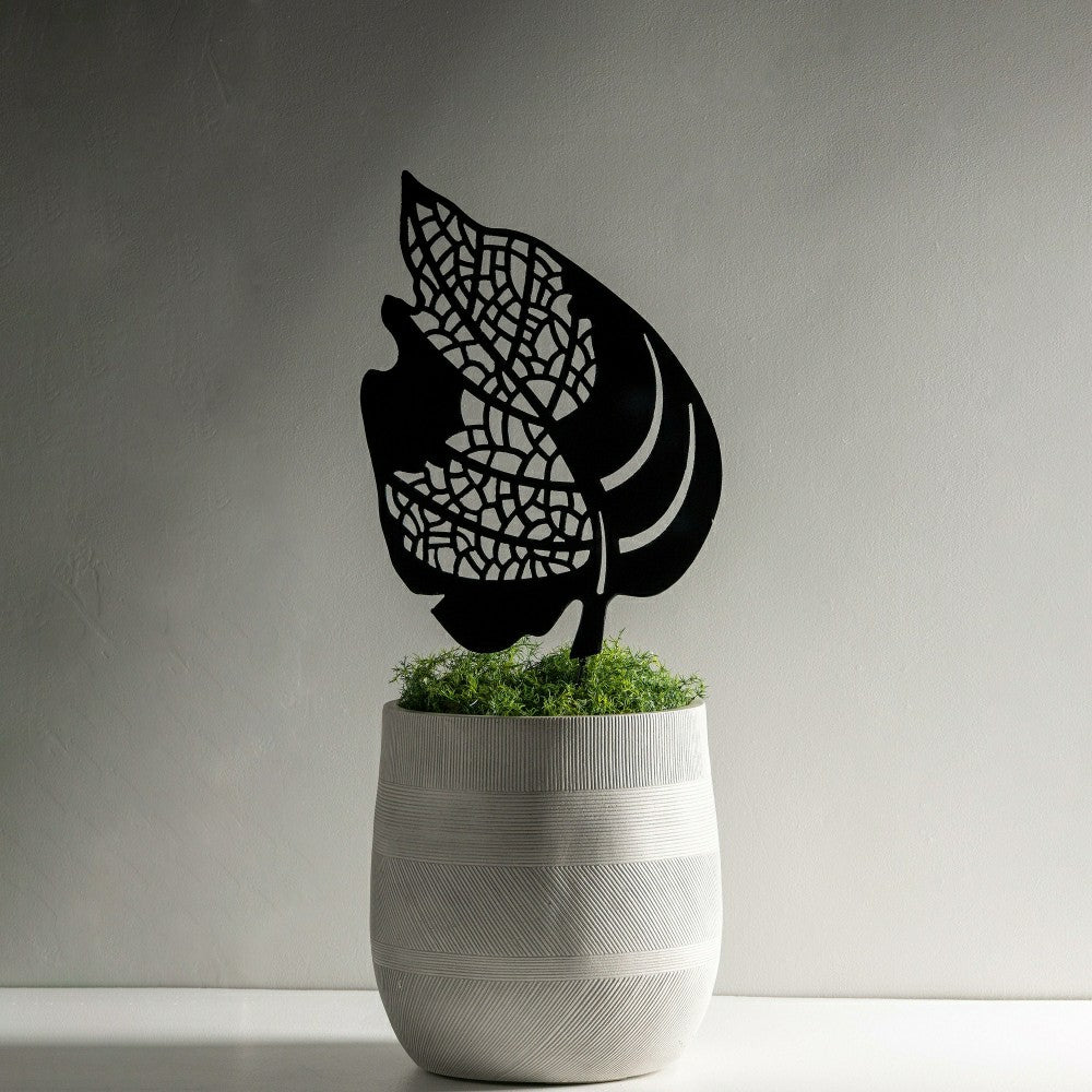 Leaf Skeleton Garden Stake | Plow & Hearth