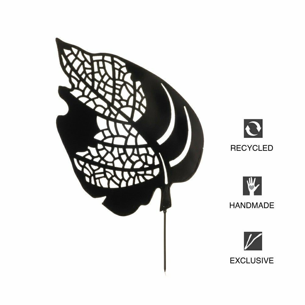 Leaf Skeleton Garden Stake | Plow & Hearth