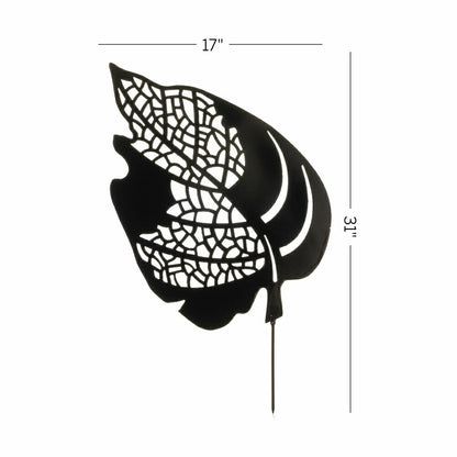 Leaf Skeleton Garden Stake | Plow & Hearth