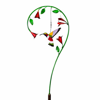 Metal Hummingbird Stake | Plow & Hearth