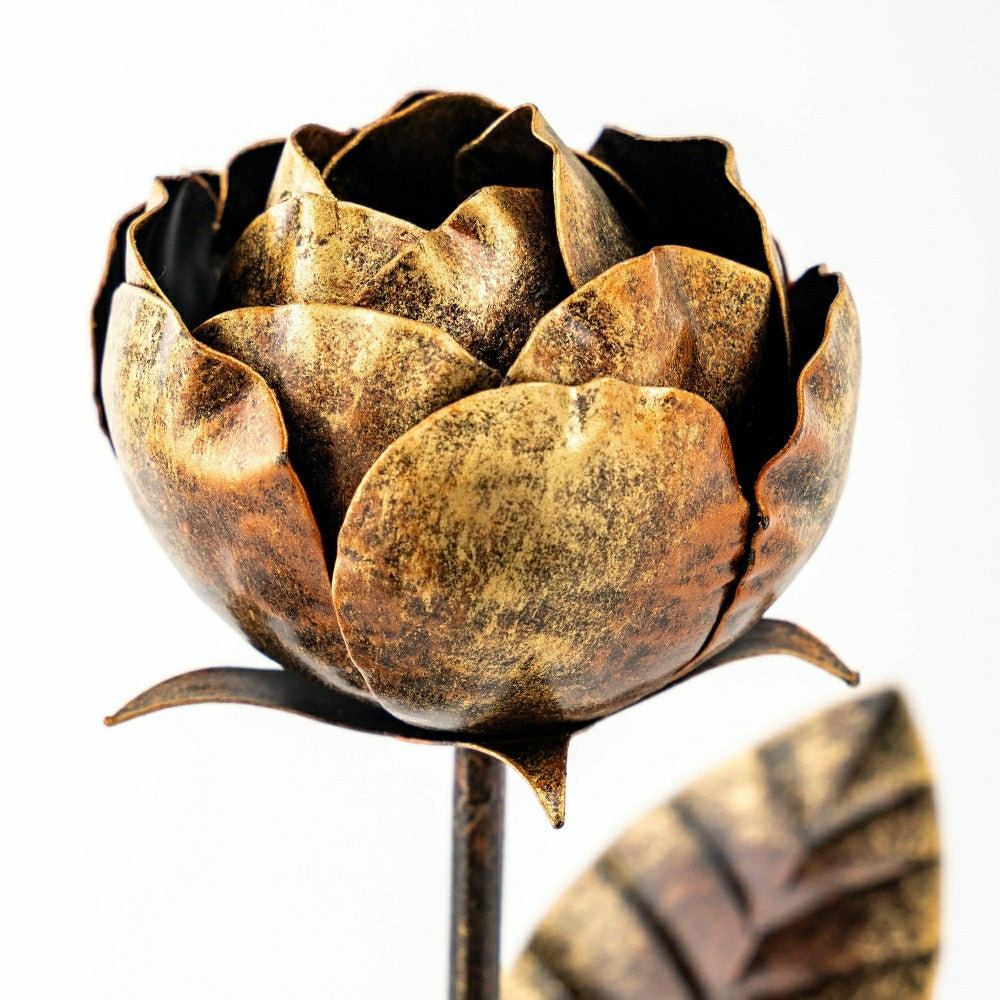 Set of 3 Metal Rose Stakes | Plow & Hearth