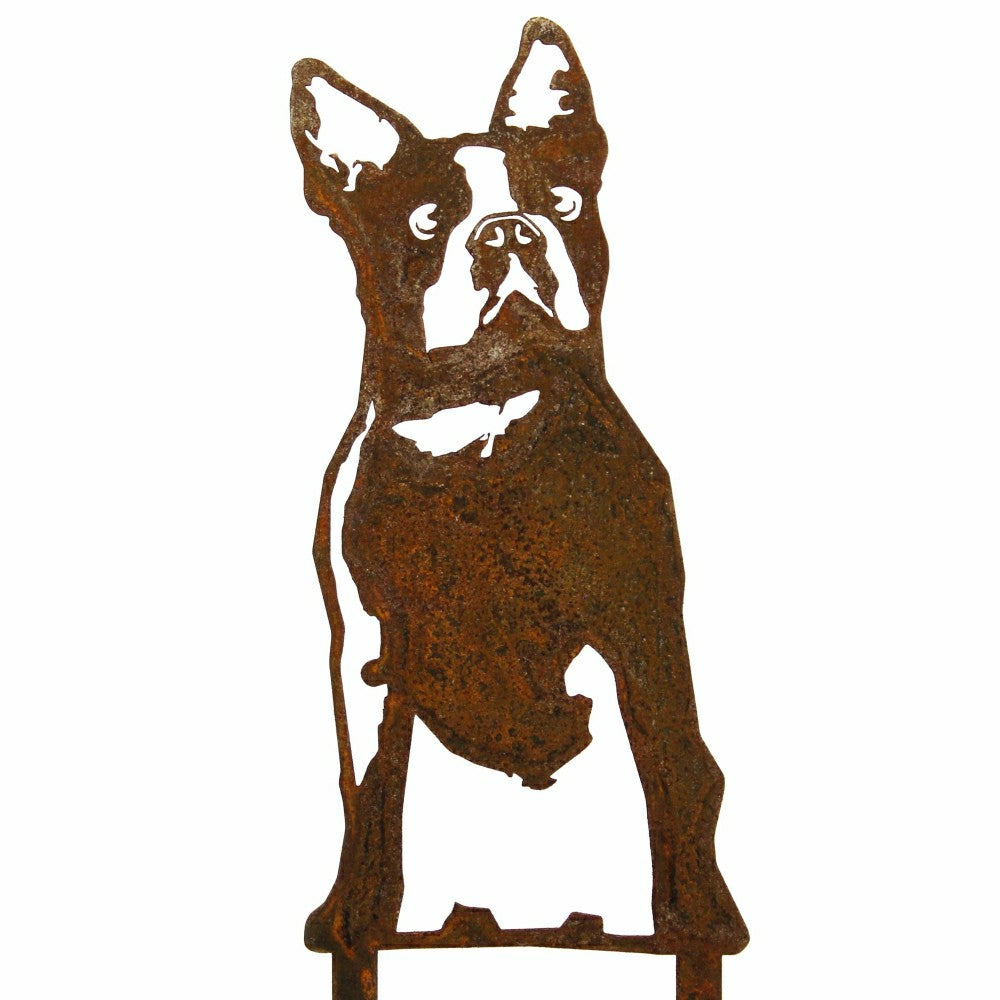 Boston Terrier Garden Stake | Plow & Hearth