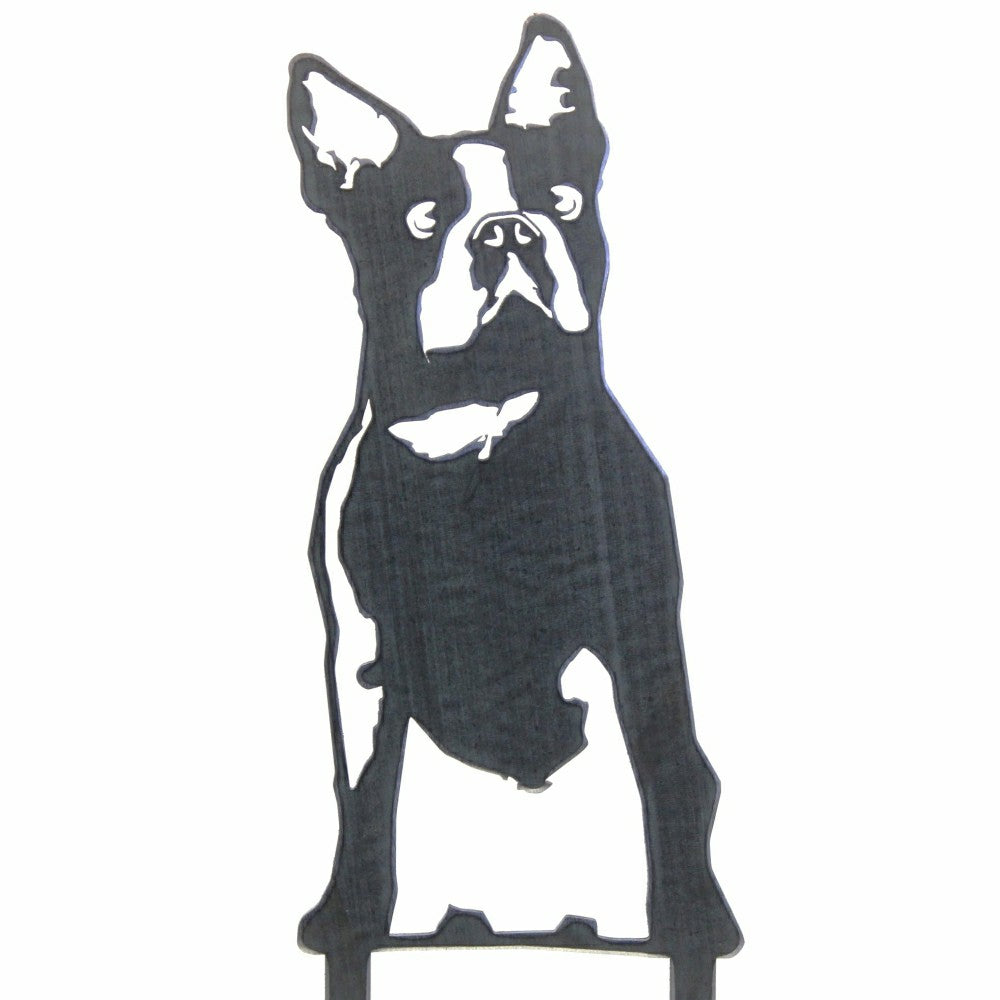 Boston Terrier Garden Stake | Plow & Hearth