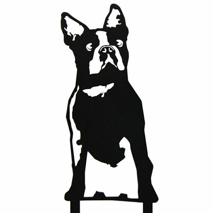 Boston Terrier Garden Stake | Plow & Hearth
