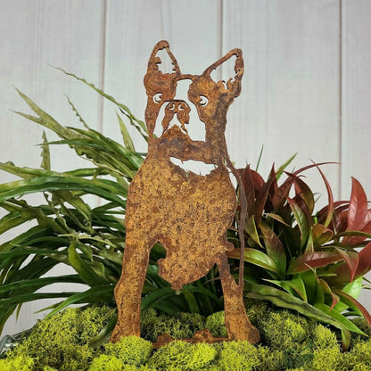 Boston Terrier Garden Stake | Plow & Hearth