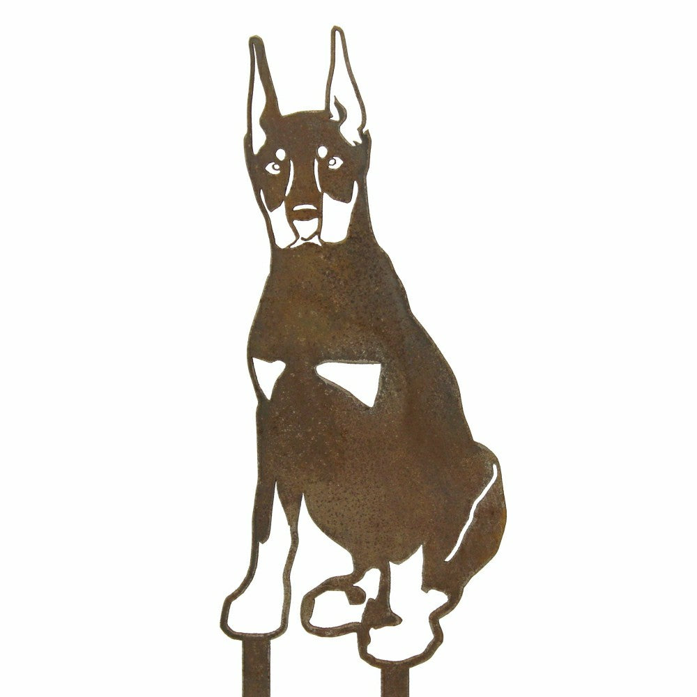 Miniature Pinscher Garden Stake | Plow & Hearth