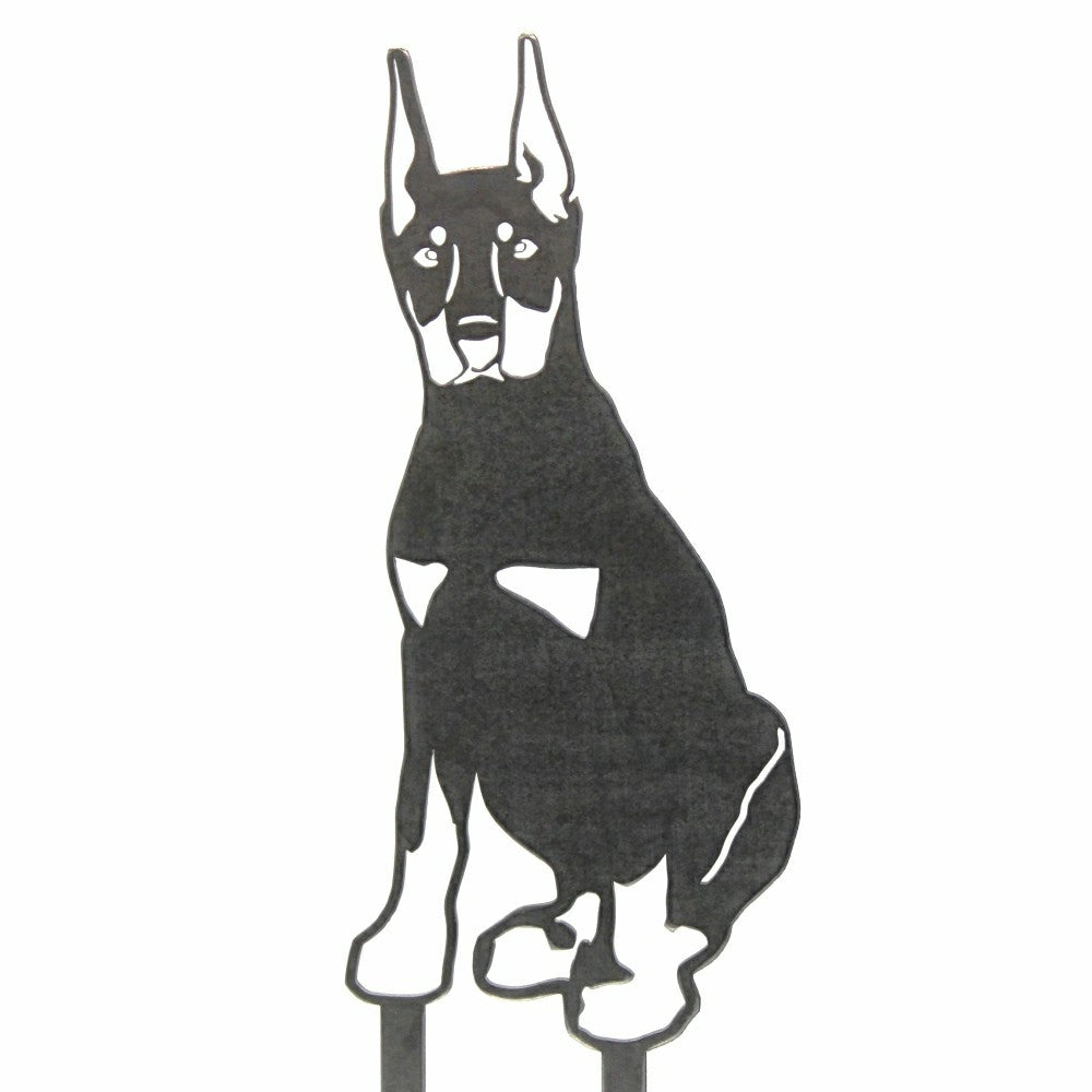 Miniature Pinscher Garden Stake | Plow & Hearth