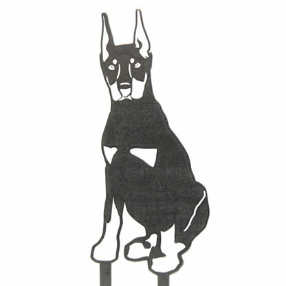 Miniature Pinscher Garden Stake | Plow & Hearth