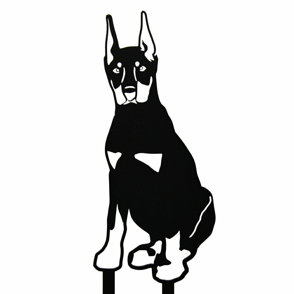 Miniature Pinscher Garden Stake | Plow & Hearth