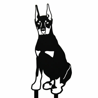 Miniature Pinscher Garden Stake | Plow & Hearth