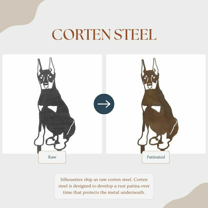 Miniature Pinscher Garden Stake | Plow & Hearth