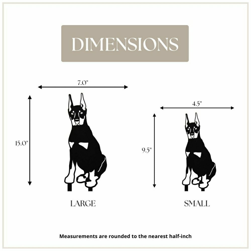 Miniature Pinscher Garden Stake | Plow & Hearth