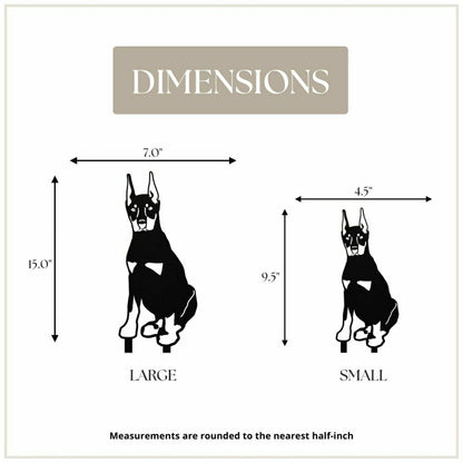 Miniature Pinscher Garden Stake | Plow & Hearth