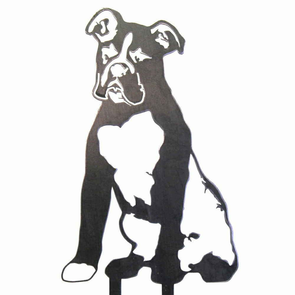 Boxer Garden Stake | Plow & Hearth