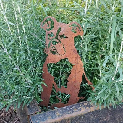Boxer Garden Stake | Plow & Hearth