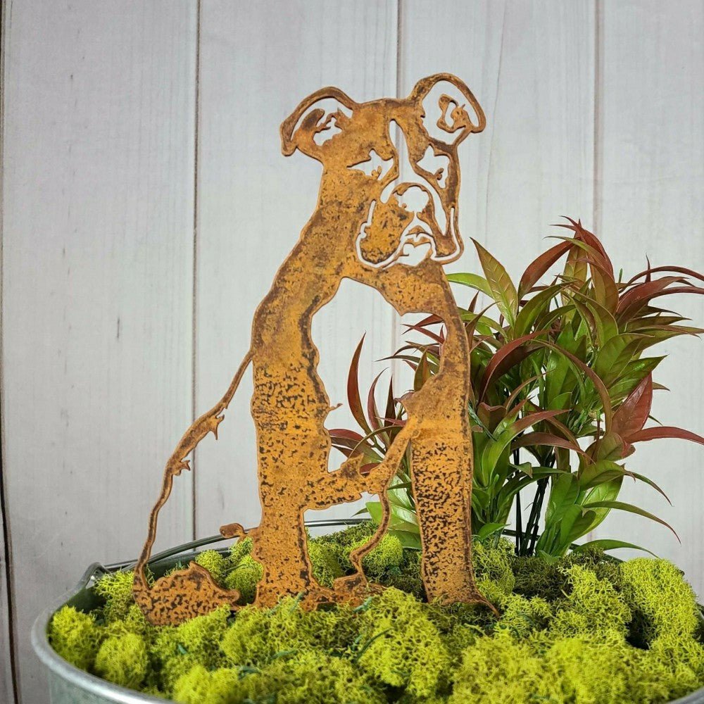 Boxer Garden Stake | Plow & Hearth
