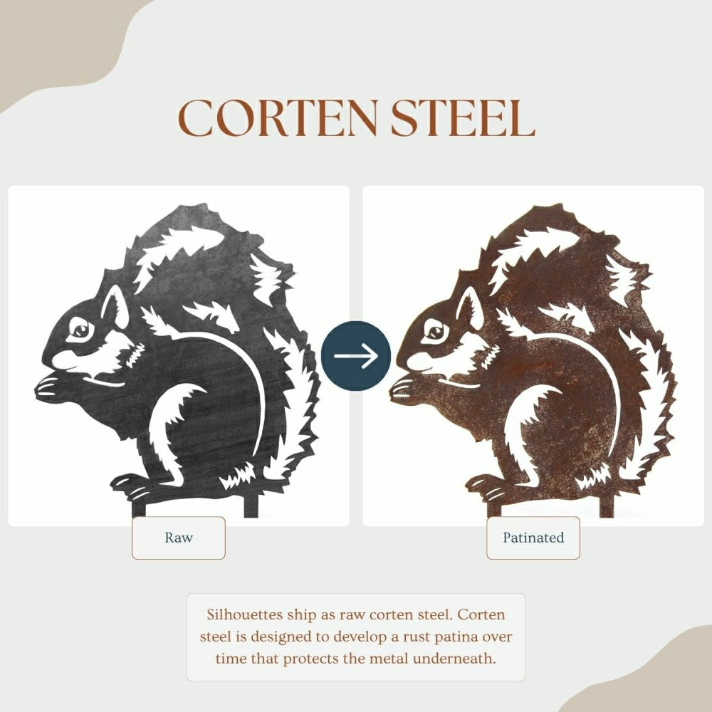 Squirrel Garden Stake | Plow & Hearth