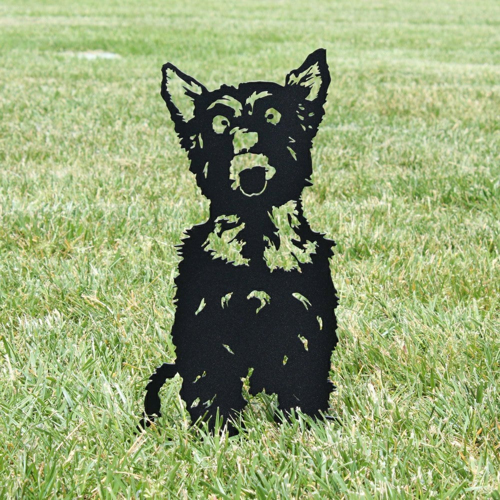 Yorkshire Terrier Garden Stake | Plow & Hearth