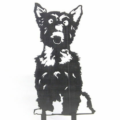 Yorkshire Terrier Garden Stake | Plow & Hearth