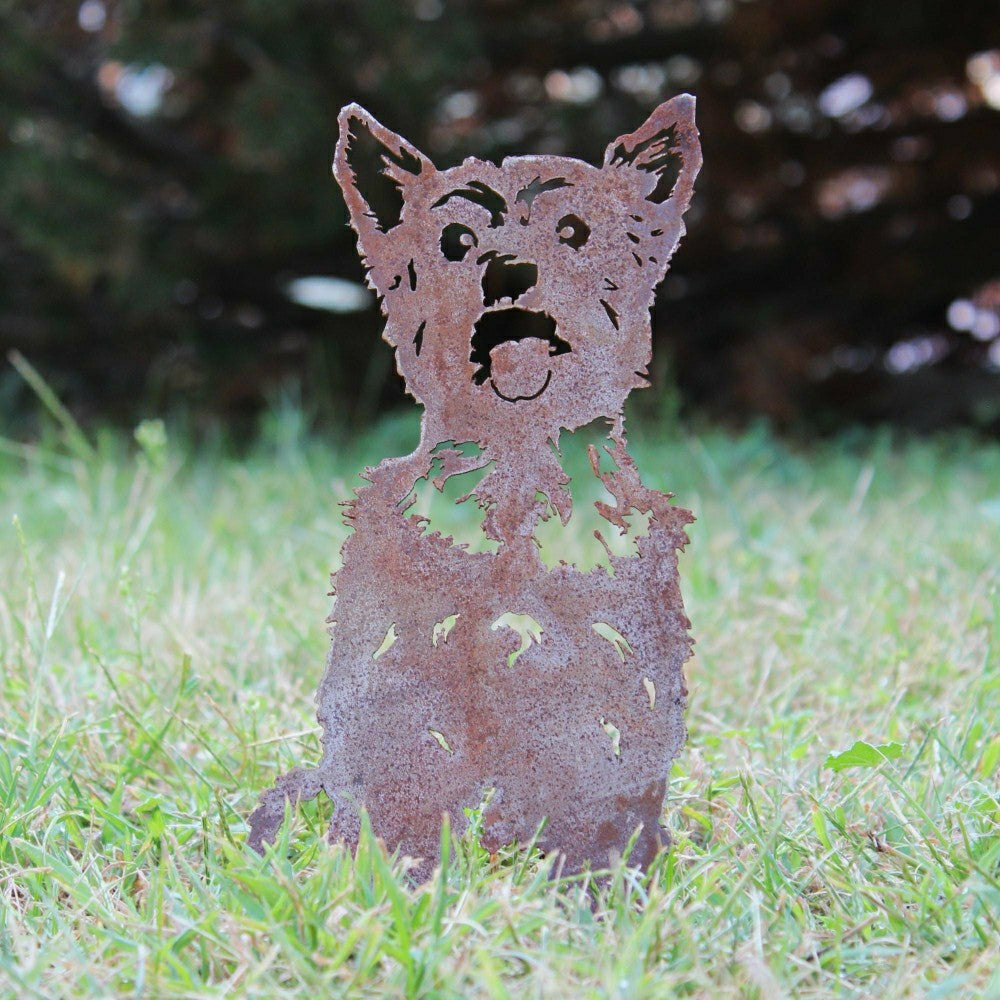 Yorkshire Terrier Garden Stake | Plow & Hearth