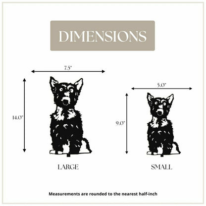 Yorkshire Terrier Garden Stake | Plow & Hearth