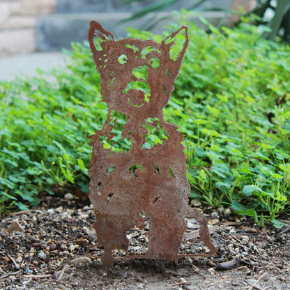 Yorkshire Terrier Garden Stake | Plow & Hearth