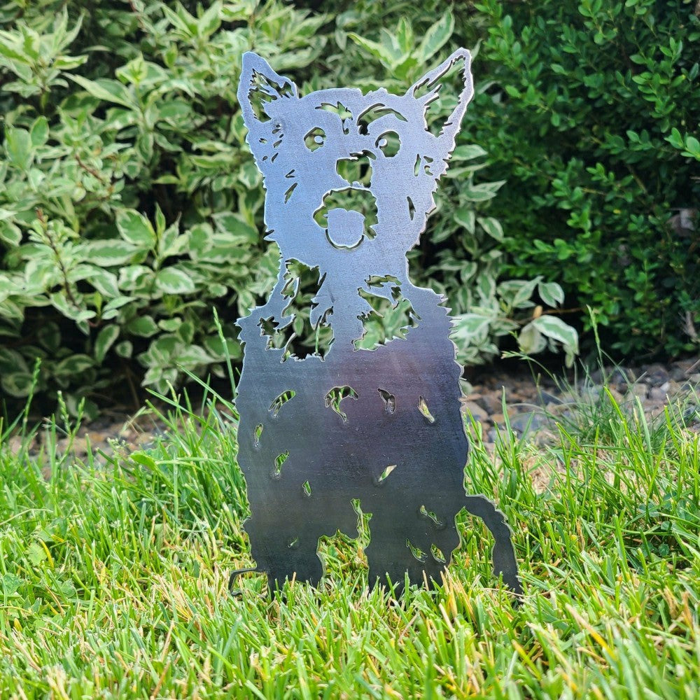 Yorkshire Terrier Garden Stake | Plow & Hearth