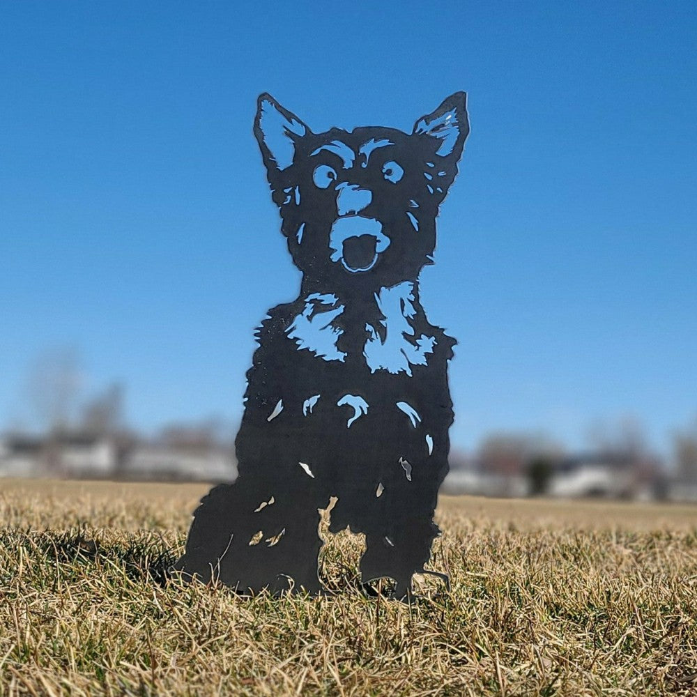 Yorkshire Terrier Garden Stake | Plow & Hearth