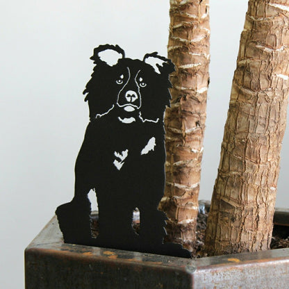 Border Collie Garden Stake | Plow & Hearth
