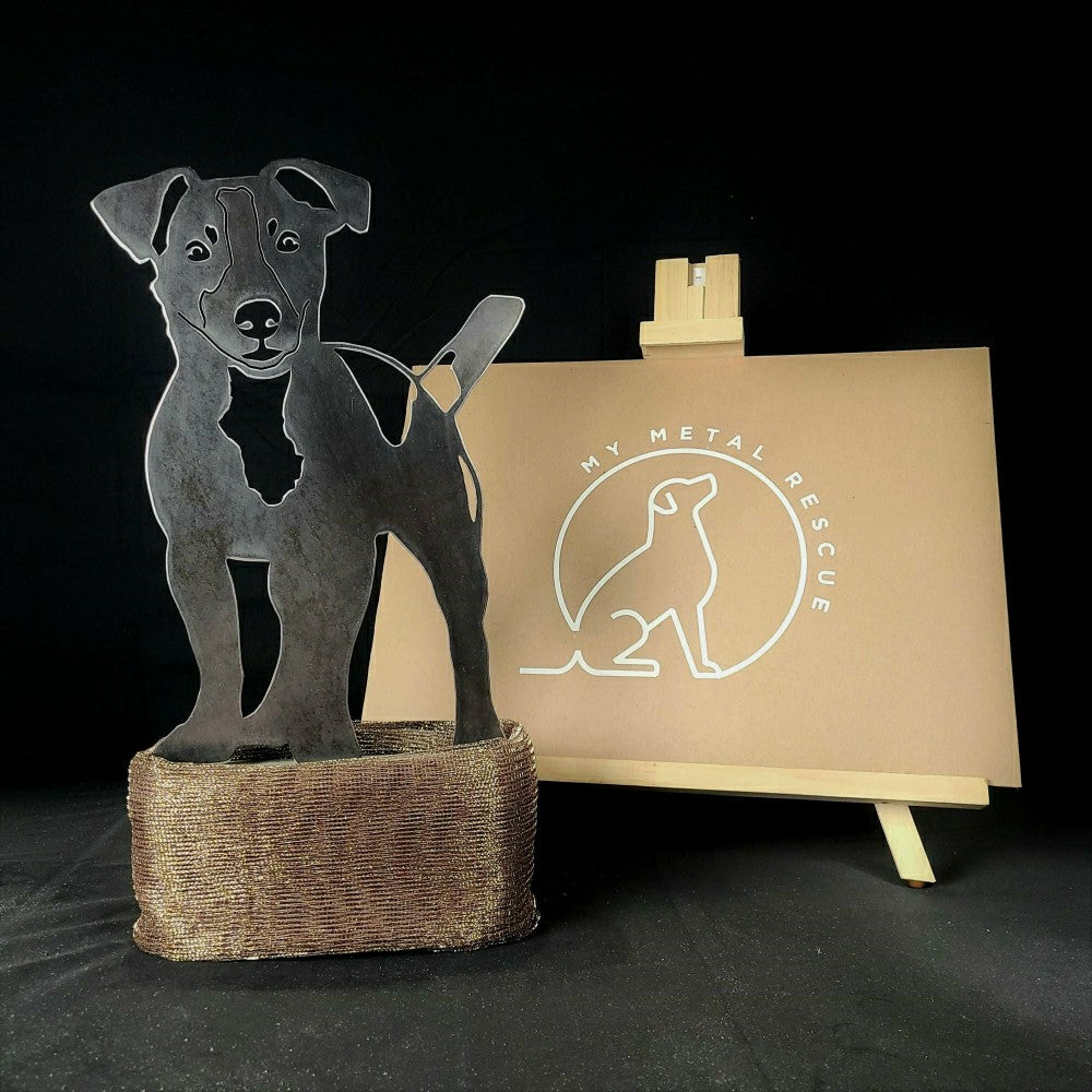 Jack Russell Terrier Garden Stake | Plow & Hearth