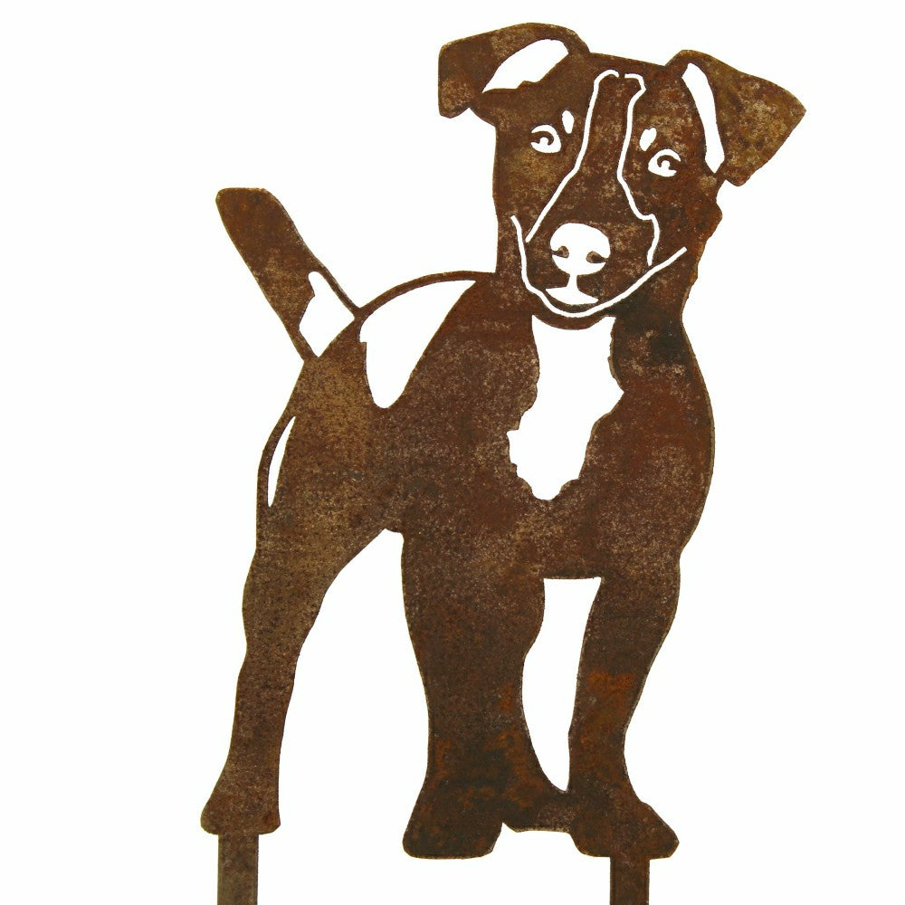 Jack Russell Terrier Garden Stake | Plow & Hearth