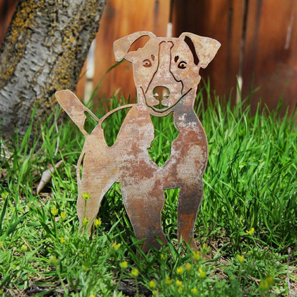 Jack Russell Terrier Garden Stake | Plow & Hearth