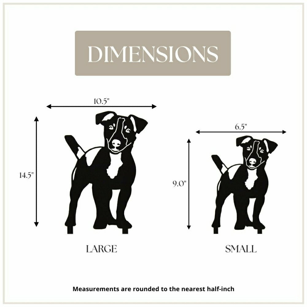 Jack Russell Terrier Garden Stake | Plow & Hearth