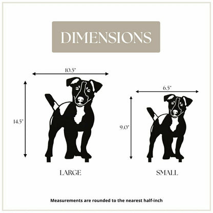 Jack Russell Terrier Garden Stake | Plow & Hearth