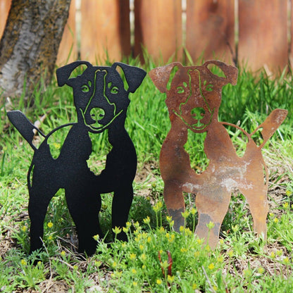 Jack Russell Terrier Garden Stake | Plow & Hearth