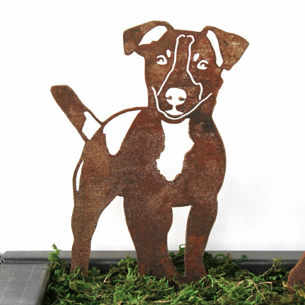 Jack Russell Terrier Garden Stake | Plow & Hearth