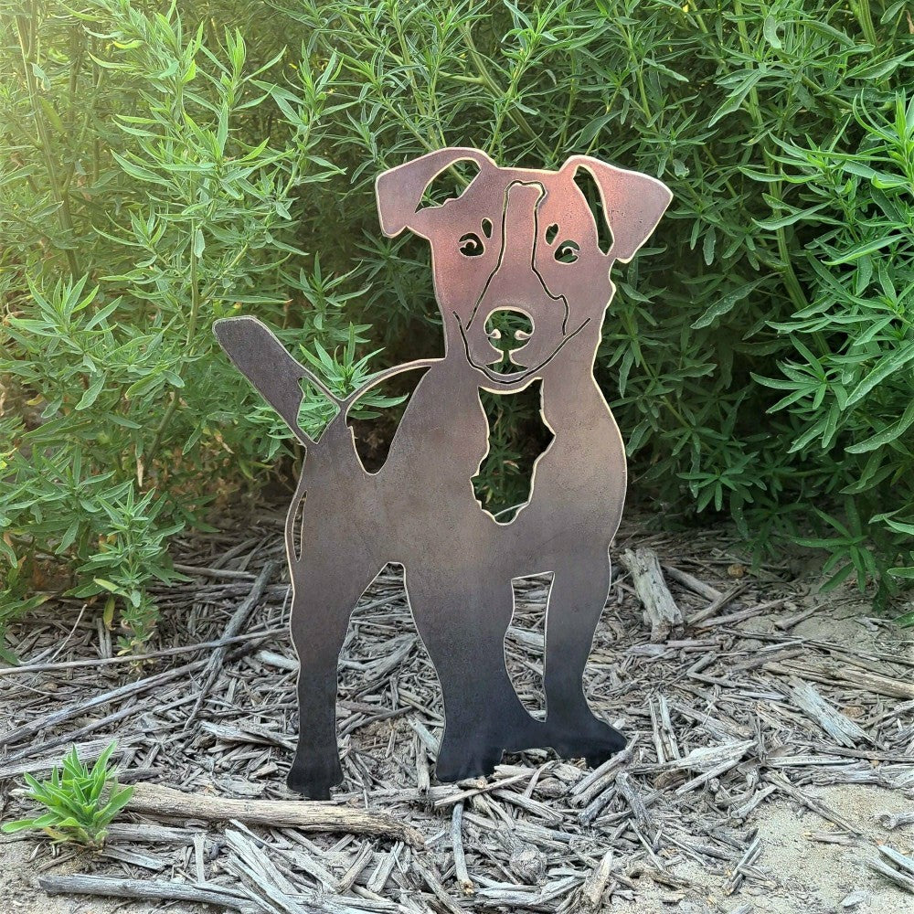 Jack Russell Terrier Garden Stake | Plow & Hearth