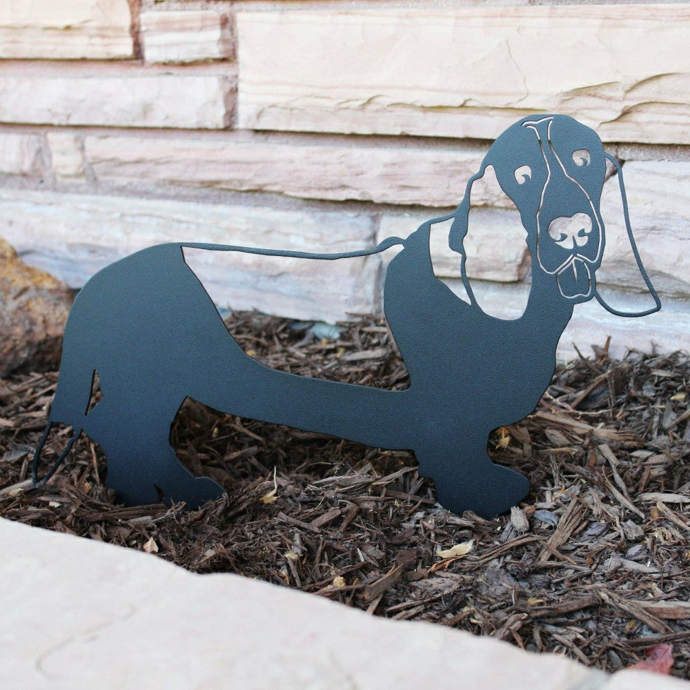Basset Hound Garden Stake | Plow & Hearth