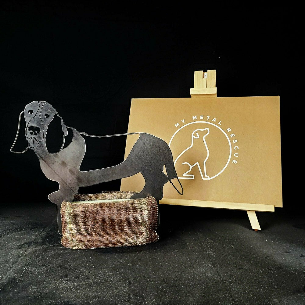 Basset Hound Garden Stake | Plow & Hearth