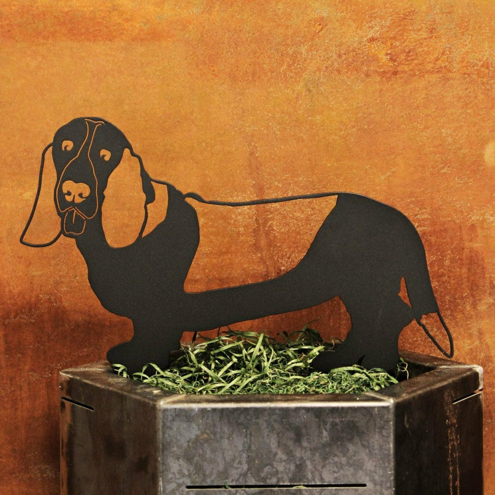 Basset Hound Garden Stake | Plow & Hearth